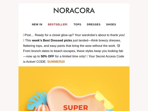 🌺Psst… Closet Upgrade Alert! This Week's Best Dressed Picks Just Dropped – Up to 50% OFF!✨