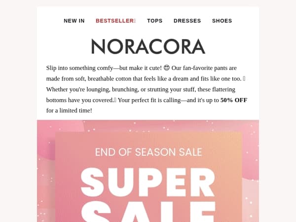 💫 Flattering Fits, Fabulous Prices – Trendy Pants Up to 50% OFF!🌟