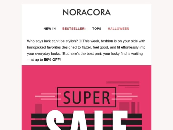 🌟 Fortune Meets Fashion – Stylish Picks Up to 50% OFF! 🎊