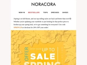 🌸Spring's Hot Picks Are Here – Shop the Best Sellers!🌟Enjoy up to 50% off!