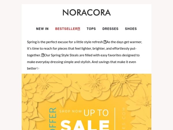 🌸 Spring Style Steals — Fresh Looks, Big Savings!