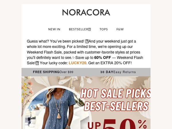 💌You've Been Picked for a Huge Weekend Surprise — Up To 60% Off!💫