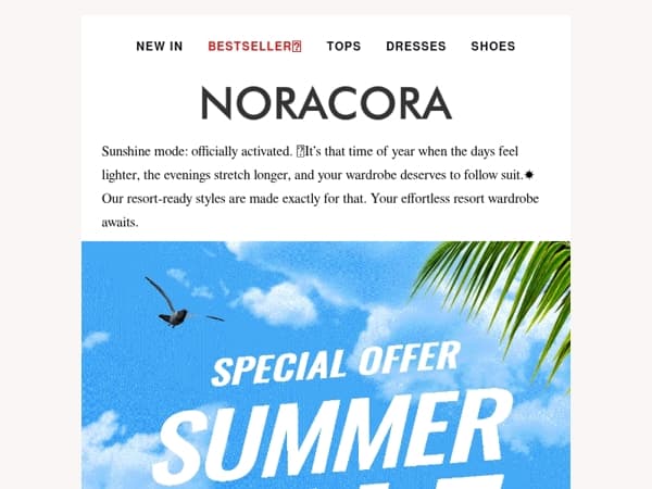 🌴 Sunshine Mode: Activated — Effortless Resort Looks Await!