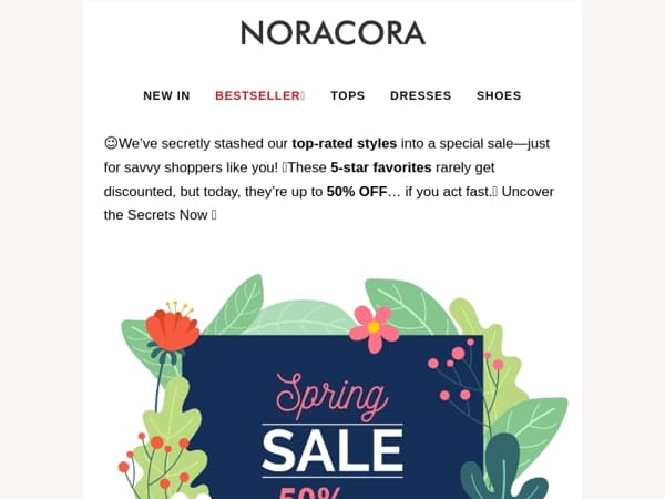 ✨Hidden Gems Alert! Secretly Packed with 5-Star Favorites – Up to 50% OFF for Those in the Know!🤫