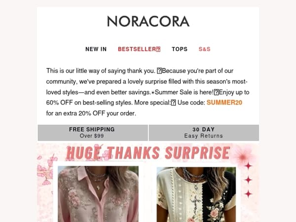 🎉As a Thank You — A Lovely Surprise Just for You✨