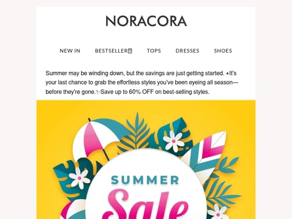 👗 Throw-On-and-Go Summer Looks — Save Up to 60% OFF