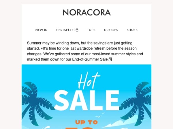 ☀️ End-of-Summer Sale — Save Up to 70% OFF!