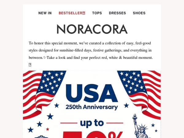 🇺🇸 Celebrating 250 Years of America — In Style ✨