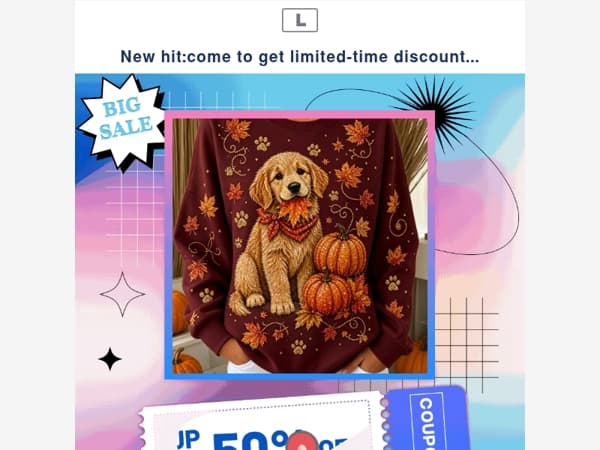 New hit:come to get limited-time discount...