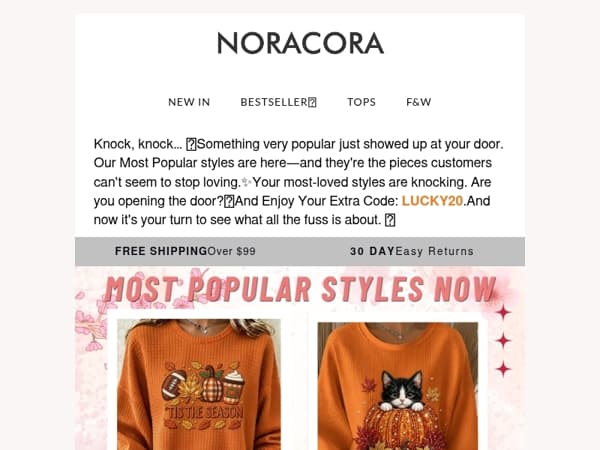 Voted Most Popular✨ is knocking your door.