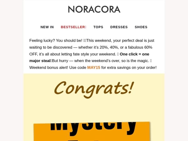 🍀 Weekend Luck Is in the Air – Pick a Deal, Any Deal!🎉Weekend Deals Up to 60% OFF!