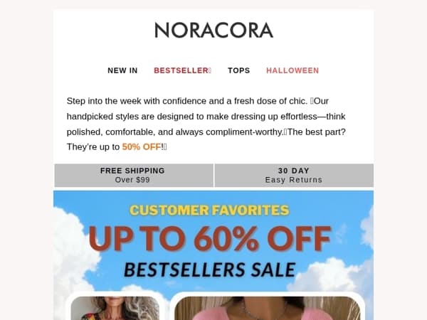 ✨ New Week, New Chic: Effortless Styles Await – Up to 50% OFF! 💫