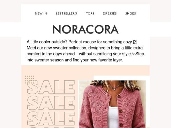 ✨ Cozy Season Starts Here — Meet Your New Sweaters