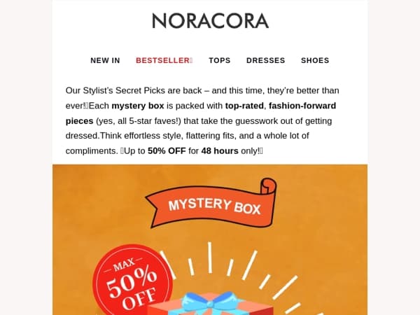 👑 Stylist's Secret Picks – Weekend-Only! 50% OFF 5-Star Rated Outfits in a Box! 💫