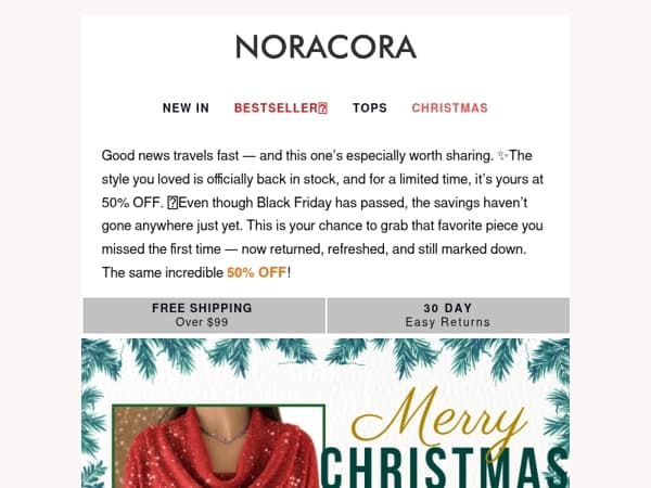 ✨Good News! The Style You Loved Has Made Its Return — Now 50% OFF!🎉