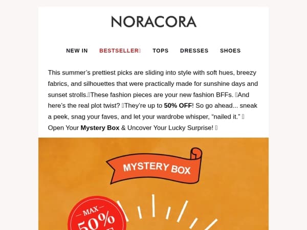 🍹Whispers from the Style Files – Summer's Prettiest Picks Are Sneaking Into Your Closet at 50% OFF! 🥳