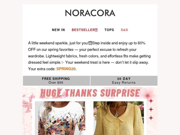 💎 A Weekend Treat Just for You — Up to 60% OFF Inside✨