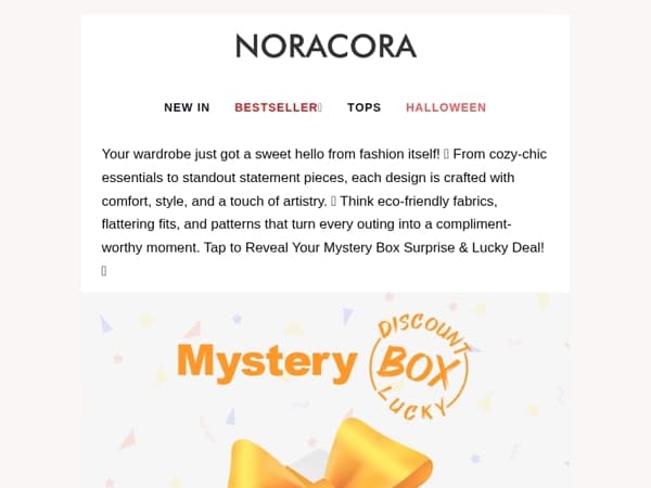 ✨ Fashion Says "Hello" – Claim Your Favorites Up to 50% OFF! 💌