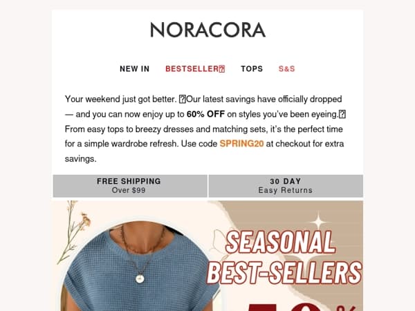 🎉Weekend Savings Just Dropped — Save Up to 60% OFF💫