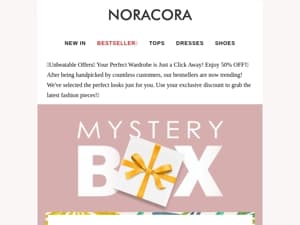 ✨Dreamy deals✨Your New Season checklist is ready!🥳Enjoy 50% off!    