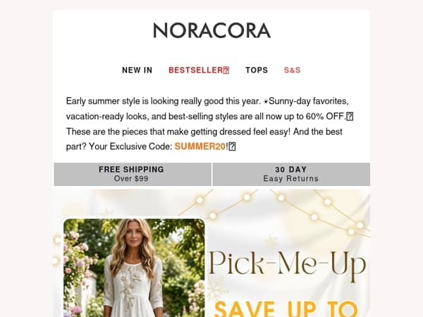 💫 A Gentle Pick-Me-Up — Enjoy Up to 60% OFF 💖
