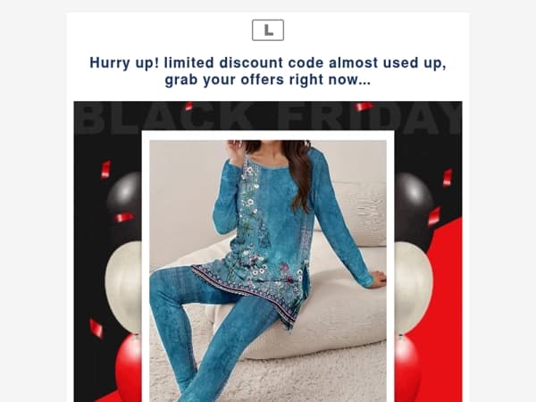 Hurry up! limited discount code almost used up, grab your offers right now...