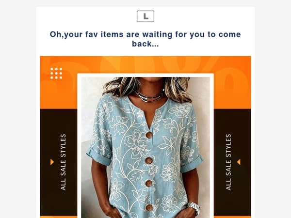 Oh,your fav items are waiting for you to come back...