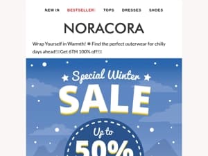 Cold Weather, Hot Styles! 🔥 Shop our collection of chic outerwear now!✨Save Up to 50% OFF!😘