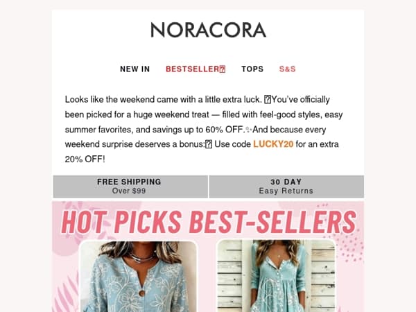 💌You've Been Picked for a Huge Weekend Treat — Up To 60% Off!💫