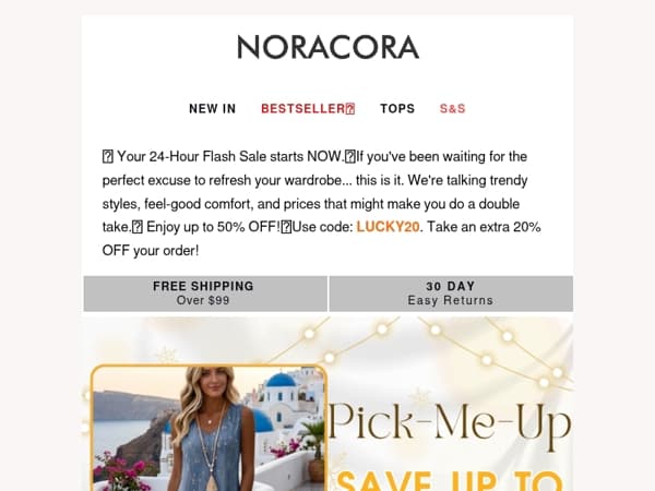 📢FLASH SALE: Up to 50% Off! 24hrs Only – Fast Fashion at Slow Prices 🤑