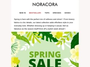 🌸 Where Softness & Sparkle Collide – Up to 50% OFF Spring's Everyday Heroes! ✨