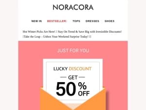 Voted Most Popular✨ is knocking your door!🥳Enjoy up to 50% off this Weekend Only!