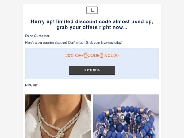 Hurry up! limited discount code almost used up, grab your offers right now...