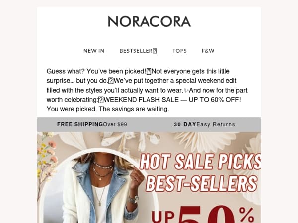 💌You've Been Picked for a Huge Weekend Surprise — Up To 60% Off!💫
