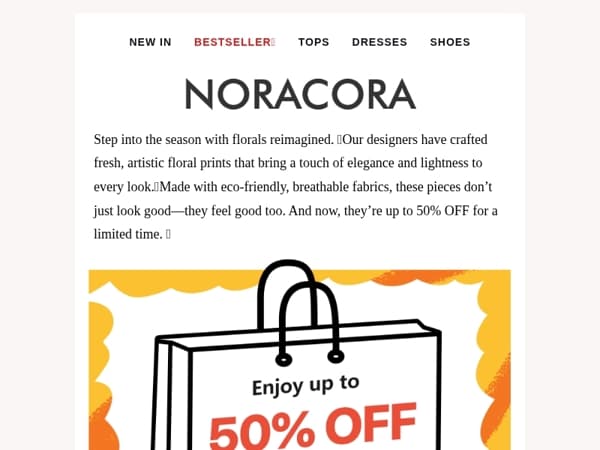 🌷 Floral Favorites – Breezy Styles Made for You, Up to 50% OFF! 🌟