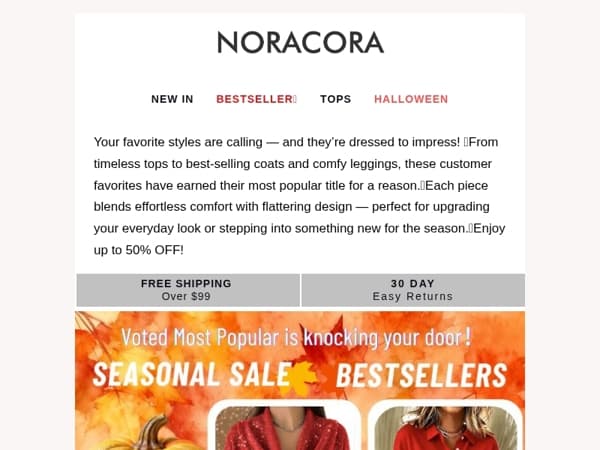 Voted Most Popular✨ is knocking your door. Refresh Your Look with up to 50% off!🥳