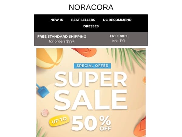 NORACORA Sales Promotion💥Stop staring, Start shopping!~👀