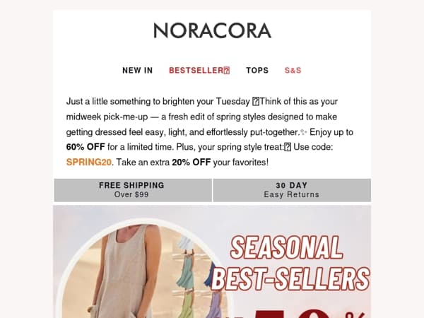 💌 A Little Tuesday Pick-Me-Up — Save Up to 60% OFF✨