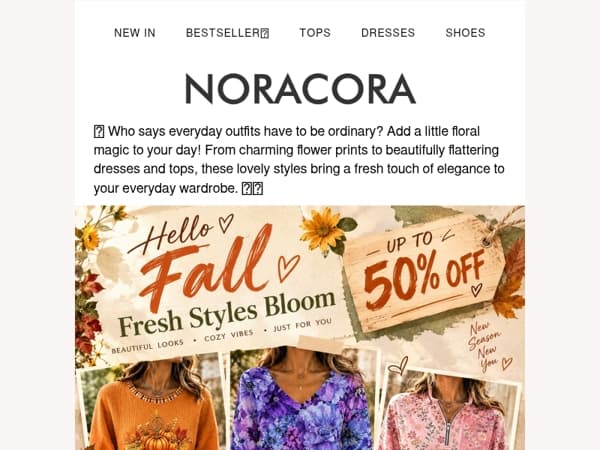 🌸 Everyday Elegance Starts with Florals