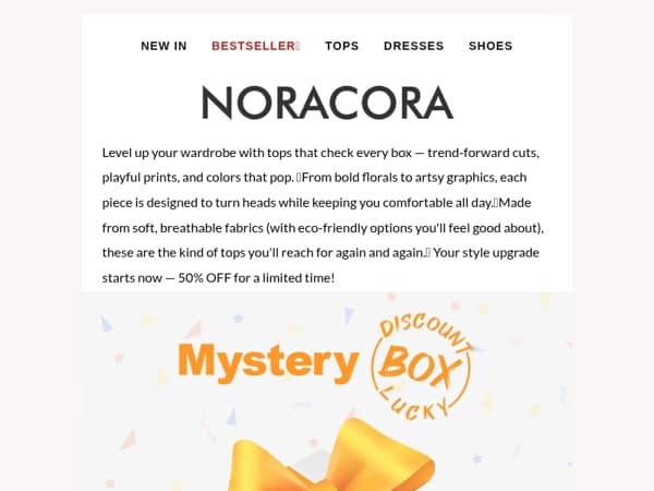 👚 Top of Your Style Game – Must-Have Looks at 50% OFF! 🎯