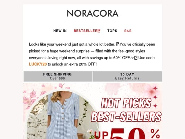 💌You've Been Picked for a Huge Weekend Surprise — Up To 60% Off!💫
