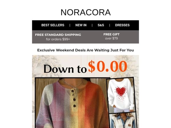 🤑Grab this weekend-only offer for $0.00. Don't miss out.