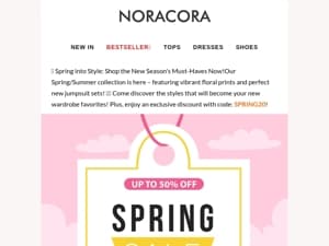 🌞New Spring/Summer Collection is Here – Fresh Styles Await!😘Enjoy up to 50% off!