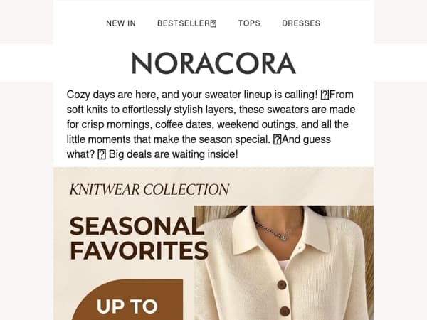 🧶 Sweaters That Make the Season — Big Deals Inside🌟