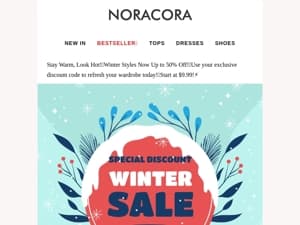 From Cozy to Chic – Winter Fashion Awaits! 💖❄️ Save Up to 50% off!😍