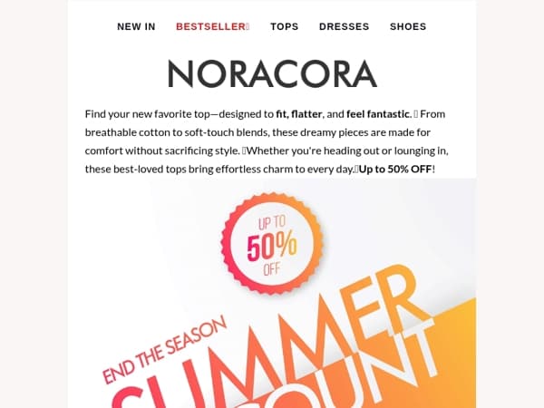 💖 Made for You – Dreamy Tops with Comfort & Style, Up to 50% OFF!🍀