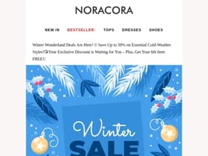 Freeze the Prices, Not the Style – Winter Sale On! 🥳Up to 55% OFF on Winter Essentials!🌟