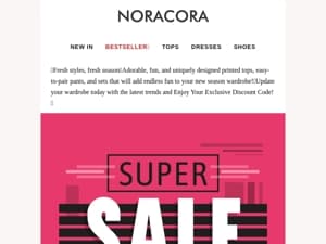 Voted Most Popular✨ is knocking your door!😘Enjoy up to 50% off!✨