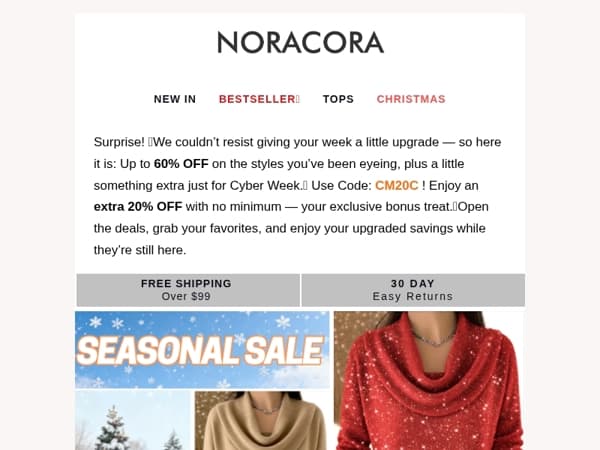 Surprise Upgrade Alert — Open for a Treat! 💌Up To 60% Off!✨