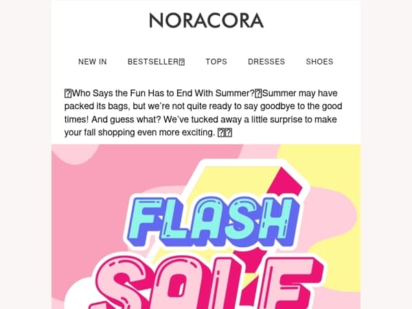 😉 Summer May Be Gone, But We Saved Something for You…